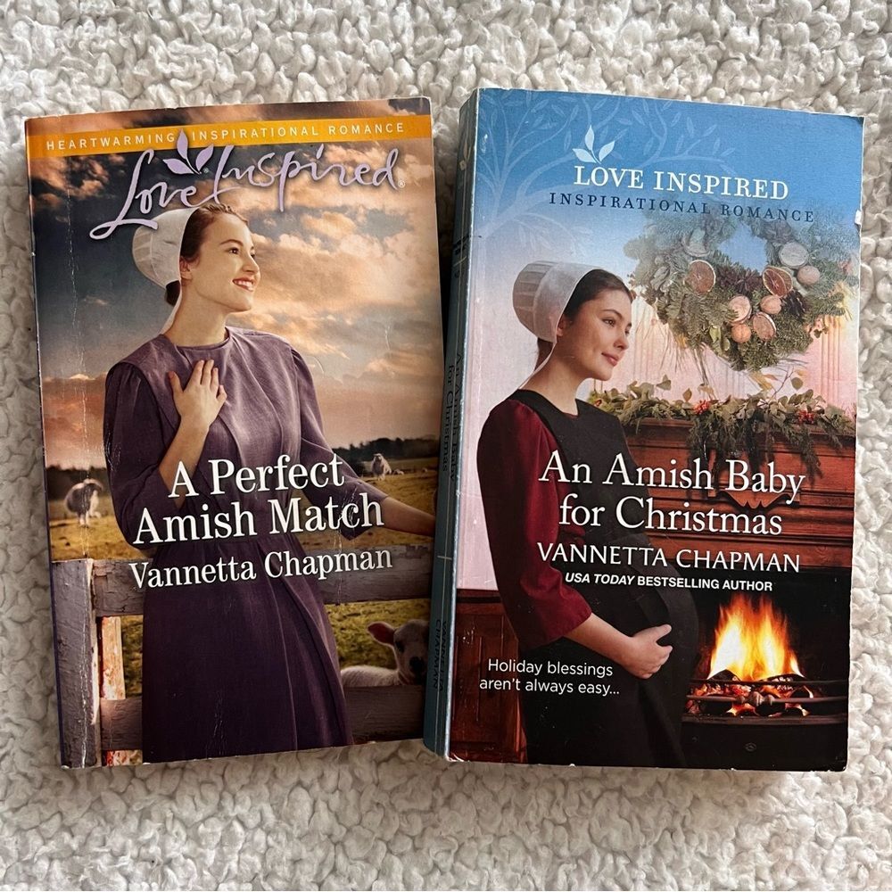 Lot of 2 Amish Love Inspired Books Indiana Amish Bride Series Vanetta Chapman